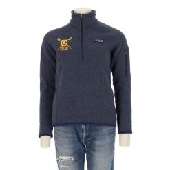 Second life - Kobiecy Sweter Polarowy z Kapturem - Jak nowy. Niebieskie swetry damskie Patagonia, bez wzorów, z polaru, sportowe, bez kołnierzyka, bez ramiączek, z kapturem. Za 212.96 zł.