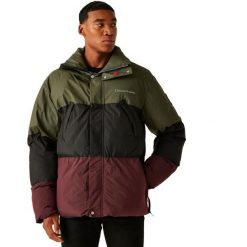 Kurtka puchowa Regatta Christian Lacroix Barbegal. Zielone kurtki męskie Regatta, na zimę, bez wzorów, z puchu, sportowe, bez kaptura. Za 329.99 zł.