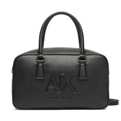 Torebka Armani Exchange. Czarne torebki do ręki damskie Armani Exchange, bez wzorów, klasyczne, bez dodatków. Za 619.99 zł.