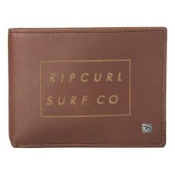 Rip Curl Portfel Męski Brązowy Surf Co Rfid All Day. Brązowe portfele męskie Rip Curl, ze skóry. Za 168.00 zł.