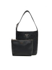 Guess Torebka Cresidia II HWPD98 88040 Czarny. Czarne torebki do ręki damskie Guess, z aplikacjami, ze skóry, bez dodatków. Za 539.99 zł.