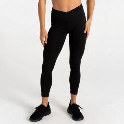 Damskie legginsy Dare 2B Revived II. Czarne legginsy damskie Dare 2b, l, bez wzorów, z materiału, długie, na fitness i siłownię. Za 182.00 zł.