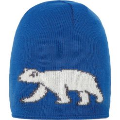 Czapka w kolorze niebieskim. Niebieskie czapki dla dzieci Najmodniejsze ubrania dla dzieci, bez wzorów, z wełny. W wyprzedaży za 37.95 zł.