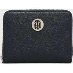 Tommy Hilfiger - Portfel. Czarne portfele damskie Tommy Hilfiger, z materiału. Za 269.90 zł.