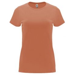 Koszulka Capri Dla Kobiet. Brązowe t-shirty damskie ROLY, bez wzorów, casualowe, bez kołnierzyka. Za 35.99 zł.
