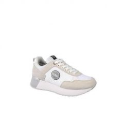 Buty do chodzenia damskie Colmar Travis Authentic. Białe obuwie sportowe damskie Colmar, bez wzorów, z gumy, trekkingowe. W wyprzedaży za 199.99 zł.