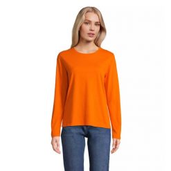 Damska koszulka z długim rękawem Sol's Monarch. Brązowe t-shirty damskie SOL'S, s, bez wzorów, bez kołnierzyka. Za 36.50 zł.