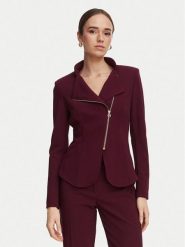 Rinascimento Marynarka CFC0130203003 Bordowy Slim Fit. Czerwone żakiety damskie Rinascimento, xl, bez wzorów, z syntetyku. Za 609.99 zł.