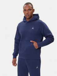 Nike Bluza FV7281 410 Granatowy Regular Fit. Niebieskie bluzy męskie Nike, m, bez wzorów, z bawełny, bez kaptura. Za 319.99 zł.