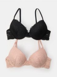 Biustonosze Push up 2 pack - wielobarwny. Biustonosze Sinsay, bez wzorów. Za 35.99 zł.