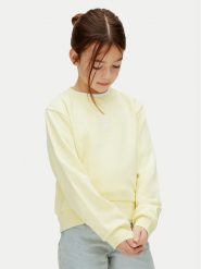 Calvin Klein Jeans Bluza LVCKSJB27G Żółty Regular Fit. Żółte bluzy dla dziewczynek Calvin Klein Jeans, bez wzorów, z bawełny, bez ramiączek, bez kaptura. Za 209.99 zł.