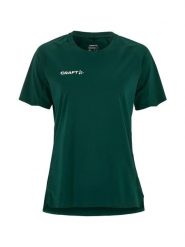 Craft Extend 2.0 Jersey W – lekka koszulka z recyklingowanego poliestru – Forest. Zielone koszulki sportowe damskie Craft, m, bez wzorów, z dzianiny, bez kołnierzyka, bez ramiączek, na fitness i siłownię. Za 205.80 zł.