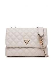 Guess Torebka Giully II HWQG96 73200 Szary. Szare torebki do ręki damskie Guess, z aplikacjami, ze skóry, bez dodatków. Za 399.99 zł.