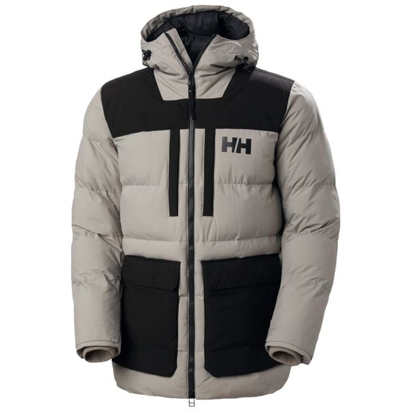 Kurtka puchowa Helly Hansen Patrol. Brązowe kurtki męskie Helly Hansen, bez wzorów, z puchu, trekkingowe. W wyprzedaży za 1,415.00 zł.