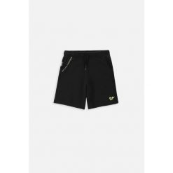Spodenki sportowe dziecięce ZL3 do kolan. Czarne szorty dla chłopców LEMON explore, na lato, bez wzorów, z bawełny, sportowe. Za 45.90 zł.