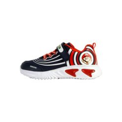 Tenisówki Geox Model J Assister Boy. Niebieskie trampki męskie Geox, bez wzorów, z syntetyku, bez zapięcia. Za 247.99 zł.