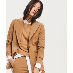 Marynarka z wełną - Beżowy. Żakiety damskie marki Reserved. Za 299.99 zł.