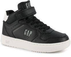 Dziecięce buty sneakersy sportowe wysokie chłopięce dla chłopca na rzep GAP CHIC. Czarne trampki i tenisówki chłopięce GAP, bez wzorów, eleganckie, za kostkę, bez zapięcia. Za 179.00 zł.