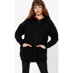 Confront Bluza Nonsense Hoody , czarny, rozmiar M. Czarne bluzy damskie Confront, m, z aplikacjami, z bawełny, bez kaptura. W wyprzedaży za 79.99 zł.