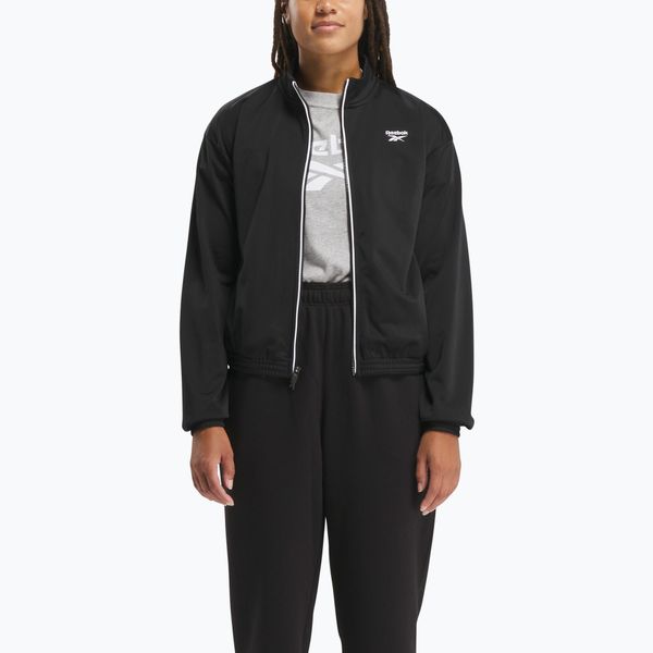 Kurtka Reebok Identity Back Vector Tricot Track. Czarne kurtki damskie REEBOK FITNESS, s, bez wzorów, bez kaptura. Za 189.99 zł.