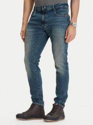G-Star Raw Jeansy Revend D20071-D634 Niebieski Skinny Fit. Niebieskie jeansy męskie G-Star Raw, retro. Za 549.99 zł.