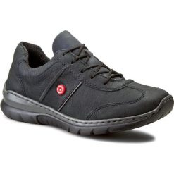 Półbuty RIEKER - L3220-14 Blue. Niebieskie półbuty damskie Rieker, z materiału. W wyprzedaży za 189.00 zł.