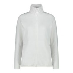 Bluza damska turystyczna CMP 34G2346. Białe bluzy damskie CMP, l, bez wzorów, bez kaptura. Za 297.50 zł.