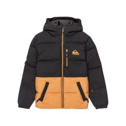 Kurtka do sportów zimowych techniczna dla Chłopców HIGHLAND. Brązowe buty zimowe chłopięce Quiksilver, bez wzorów, z materiału, bez zapięcia. Za 459.99 zł.