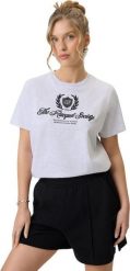 4f Koszulka damska 4F F2738 szara 4FWSS26TTSHF2738 27M M. Szare t-shirty damskie 4f, m, bez wzorów, bez kołnierzyka. Za 71.91 zł.