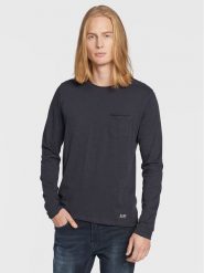 Blend Longsleeve Nicolai 20703060 Granatowy Regular Fit. Niebieskie bluzki z długim rękawem męskie Blend, m, bez wzorów, z bawełny, bez kołnierzyka. Za 59.99 zł.