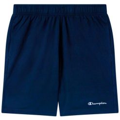 Szorty Bermudy Champion Dorosłych. Niebieskie krótkie spodenki sportowe męskie Champion, m, bez wzorów, z bawełny. Za 185.99 zł.