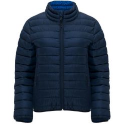 Womens/Ladies Finland Slim Padded Jacket. Niebieskie kurtki sportowe damskie ROLY, bez wzorów, z puchu, bez kaptura, trekkingowe. Za 145.99 zł.