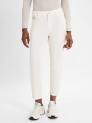Tommy Hilfiger Spodnie Kobiety Sztruks biały, 46. Białe spodnie materiałowe damskie Tommy Hilfiger, s, bez wzorów, ze sztruksu. Za 429.95 zł.