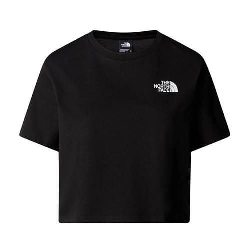 Koszulka sportowa damska The North Face W Simple Dome Cropped. Czarne koszulki sportowe damskie The North Face, xl, bez wzorów, bez kołnierzyka, bez ramiączek. Za 163.00 zł.
