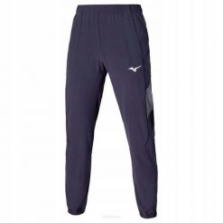 Spodnie tenisowe Mizuno Frontier Shadow Pants. Szare spodnie sportowe męskie Mizuno, bez wzorów, tenisowe. Za 289.00 zł.