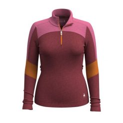 Bluza Smartwool Classic Thermal Merino Base Layer Colorblock 1/4 Zip Boxed. Czerwone bluzy damskie Smartwool, na zimę, xs, bez wzorów, bez kaptura. Za 463.01 zł.