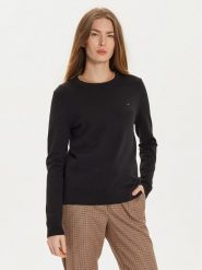 Tommy Hilfiger Sweter WW0WW44984 Czarny Regular Fit. Czarne swetry damskie Tommy Hilfiger, xl, bez wzorów, z syntetyku, bez kołnierzyka, bez ramiączek, bez kaptura. Za 309.99 zł.
