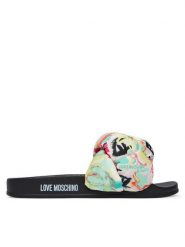 LOVE MOSCHINO Klapki JA28312G0OIW480A Kolorowy. Klapki damskie Love Moschino, bez wzorów, z materiału, bez obcasa. Za 679.99 zł.