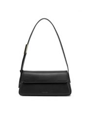 Calvin Klein Jeans Torebka Belted Small Shoulder Bag LV04K3110G Czarny. Czarne torebki do ręki damskie Calvin Klein Jeans, bez wzorów, z jeansu, bez dodatków. Za 319.99 zł.