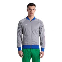 Bluza rozpinana męska sportowa Arena Men's Relax IV Team Jacket. Niebieskie bluzy męskie Arena, m, bez wzorów, bez kaptura. Za 299.99 zł.