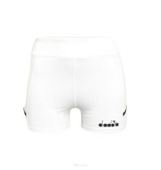 Spodenki tenisowe Diadora Tights Pocket. Białe szorty sportowe damskie Diadora, l, bez wzorów, z elastanu, tenisowe. Za 99.00 zł.