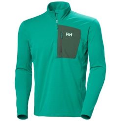1/2 zip fleece Helly Hansen Versalite. Zielone bluzy męskie Helly Hansen, m, bez wzorów, z materiału, bez kaptura. Za 395.00 zł.