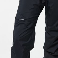 Spodnie do biegania w terenie przeciwdeszczowe damskie Kiprun Run 900 Rain. Czarne spodnie materiałowe damskie KIPRUN, m, bez wzorów, z elastanu. Za 179.99 zł.