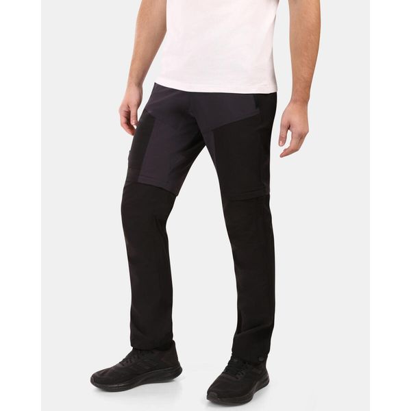 Męskie spodnie outdoorowe 2 w 1 Kilpi HOSIO-M. Czarne spodnie sportowe męskie Kilpi, na lato, m, bez wzorów, z nylonu, trekkingowe. Za 370.41 zł.