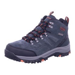 Buty trekkingowe męskie Skechers Pelmo. Brązowe trekkingi męskie Skechers, trekkingowe. Za 435.00 zł.