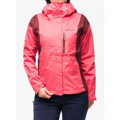 Kurtka przeciwdeszczowa damska Columbia Hikebound Jacket. Czerwone kurtki damskie Columbia, bez wzorów, bez kaptura. Za 350.99 zł.