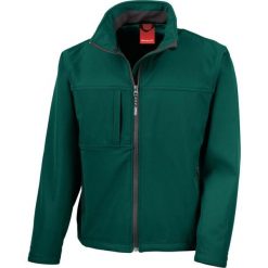 Kurtka Result Softshell. Zielone kurtki męskie RESULT, l, bez wzorów, z elastanu, bez kaptura. Za 186.15 zł.