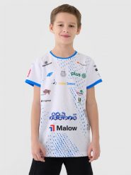 4F Koszulka meczowa replika domowa z sezonu 2024/2025 dziecięca 4F x Ślepsk Malow Suwałki - multikolor 122/128 (6-8 lat). Bluzki dla dziewczynek 4f, bez wzorów, z dzianiny, bez kołnierzyka, bez ramiączek. Za 99.99 zł.