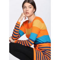 Pomarańczowa Tunika Summer Air. Brązowe tuniki damskie Born2be, na jesień. Za 29.99 zł.