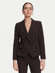 Rinascimento Marynarka CFC0131080003 Brązowy ciemny Regular Fit. Brązowe żakiety damskie Rinascimento, xl, bez wzorów, z syntetyku. Za 834.99 zł.